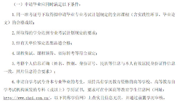 四川省2022年上半年自考畢業(yè)申請時間及條件-1 四川省2022年上半年自考畢業(yè)申請時間及條件-1