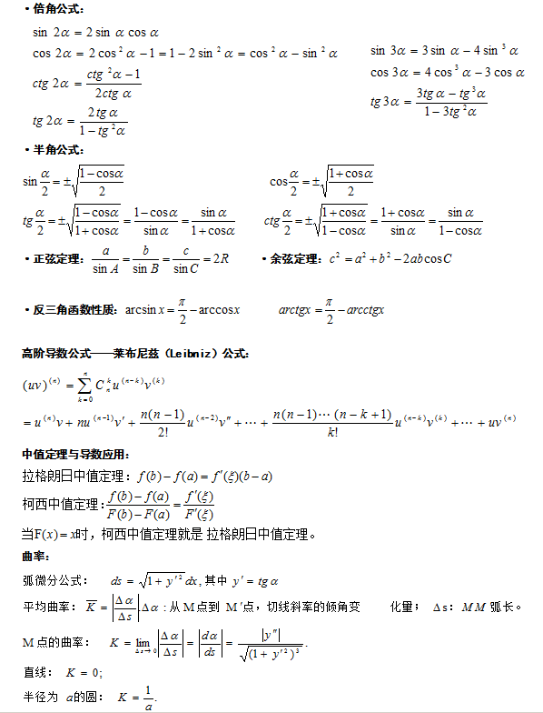 成人高考專升本數(shù)學(xué)科目知識(shí)點(diǎn)復(fù)習(xí)資料-2 成人高考專升本數(shù)學(xué)科目知識(shí)點(diǎn)復(fù)習(xí)資料-2
