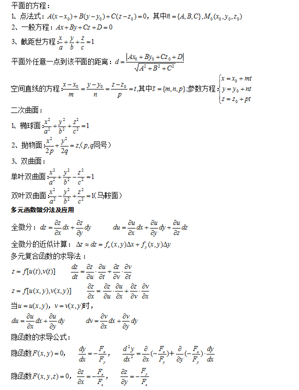成人高考專升本數(shù)學(xué)科目知識(shí)點(diǎn)復(fù)習(xí)資料-4 成人高考專升本數(shù)學(xué)科目知識(shí)點(diǎn)復(fù)習(xí)資料-4