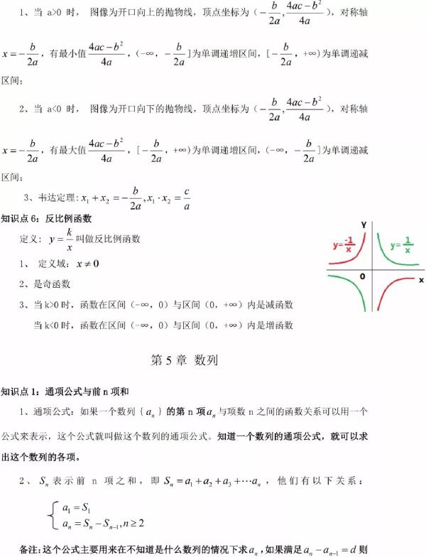 成人高考數(shù)學知識點有哪些？知識點歸納匯總！-6