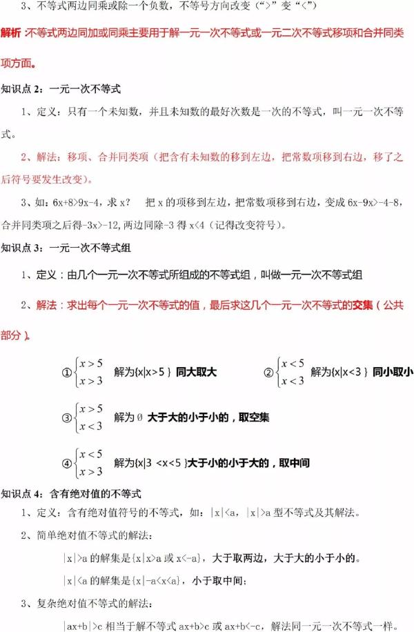 成人高考數(shù)學知識點有哪些？知識點歸納匯總！-2