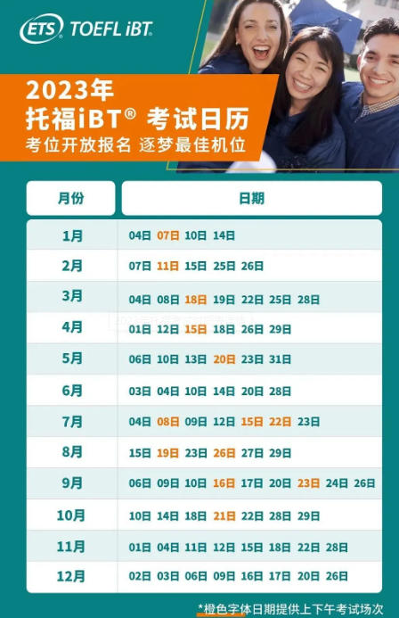 2023年浙江7月托?？荚嚂r間